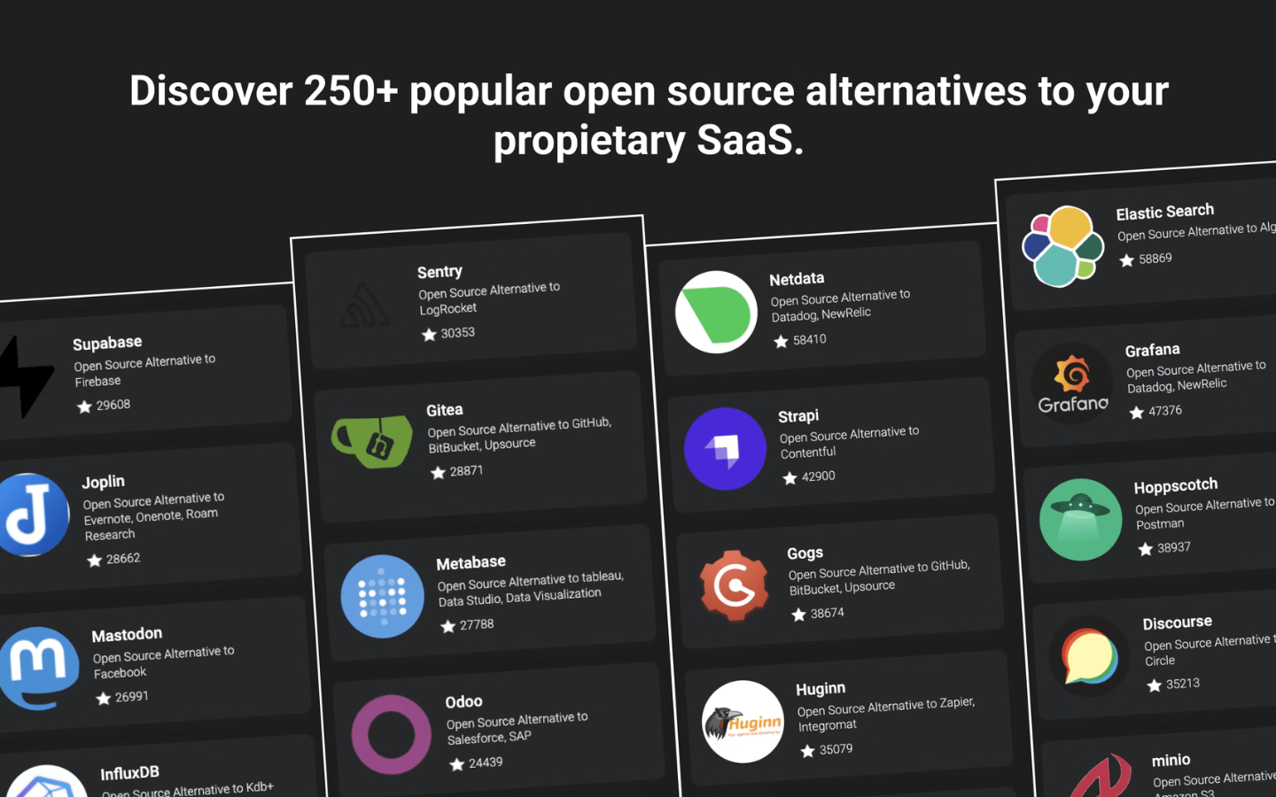 OpenSourceAlternative.to A Search engine for open source platforms DigitalRosh